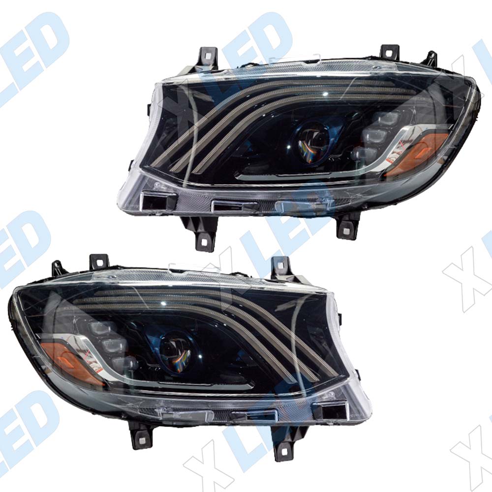Комплект фар (тюнинг) Mercedes Sprinter W907 (2018-2022) Bi-Led