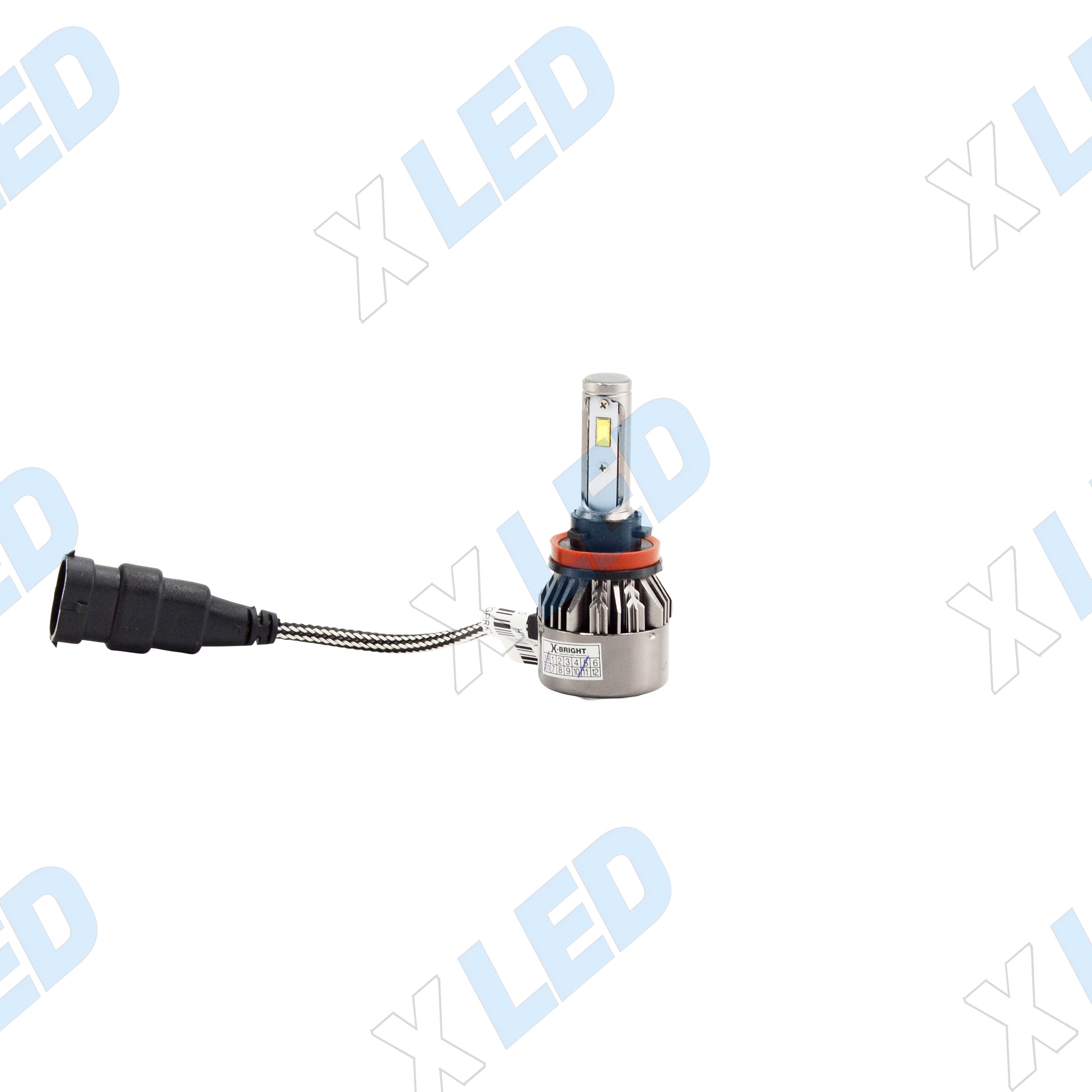 Комплект светодиодных ламп H11 X-Bright C9+2 CSP 5000K 2200lm