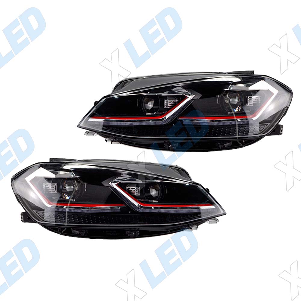 Комплект фар (тюнинг) Volkswagen Golf 7 (2017-2020) Bi-led №2