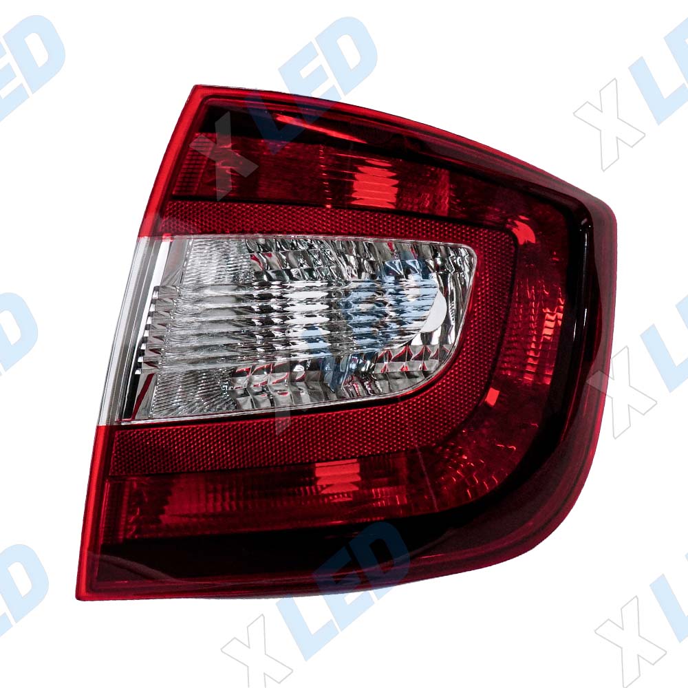 Фонарь задний Skoda Rapid I (2012-2017) галоген, черный (правый)