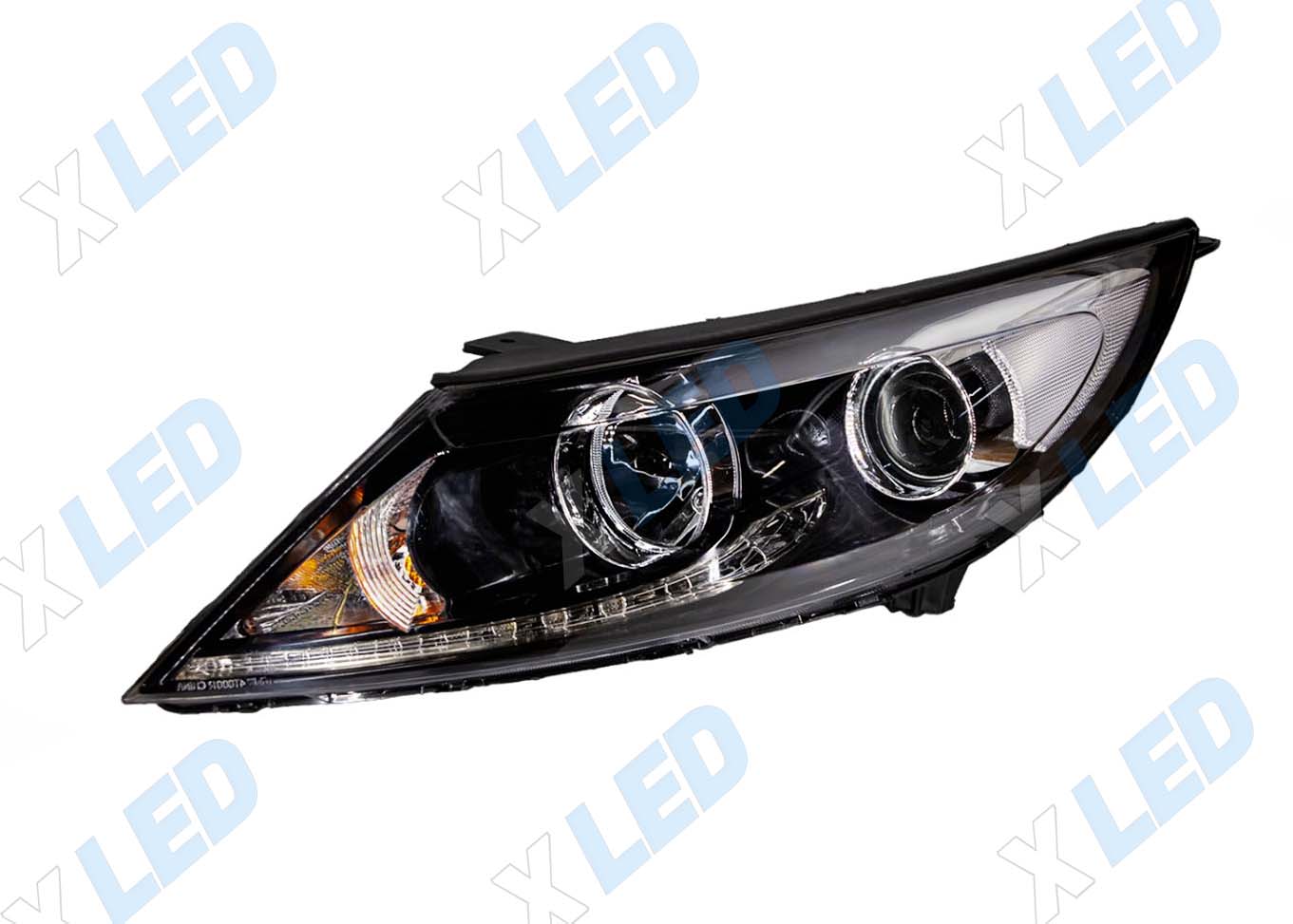 Фара KIA Sportage (2010-2014) LED (левая) без электрокорректора