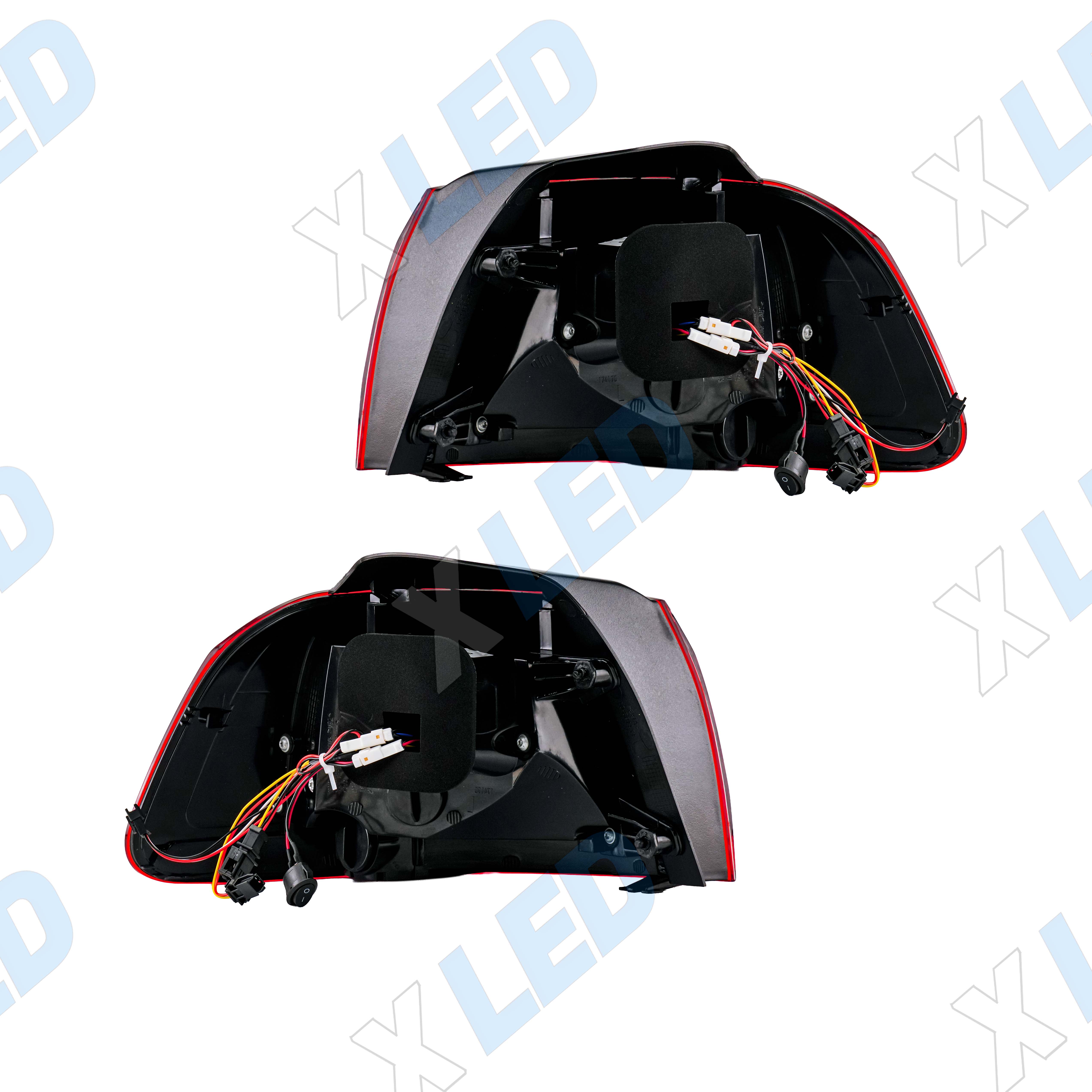 Комплект задних фонарей (тюнинг) Volkswagen Golf 6 (2008-2012) №1