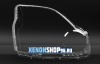 Стекло фары Nissan X-Trail 2 T31 дорестайлинг 2007-2011 (правое)