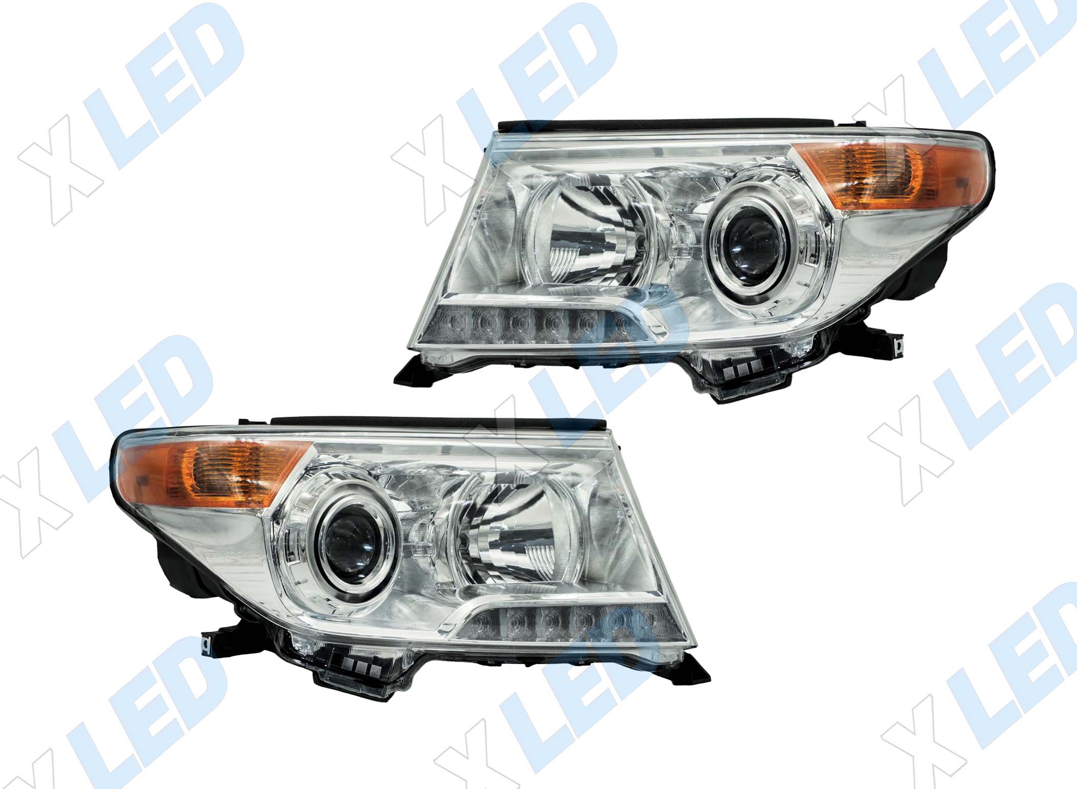 Комплект фар Toyota Land Cruiser 200 (2012-н. в.) с bi-led линзами ХV6 X-LED