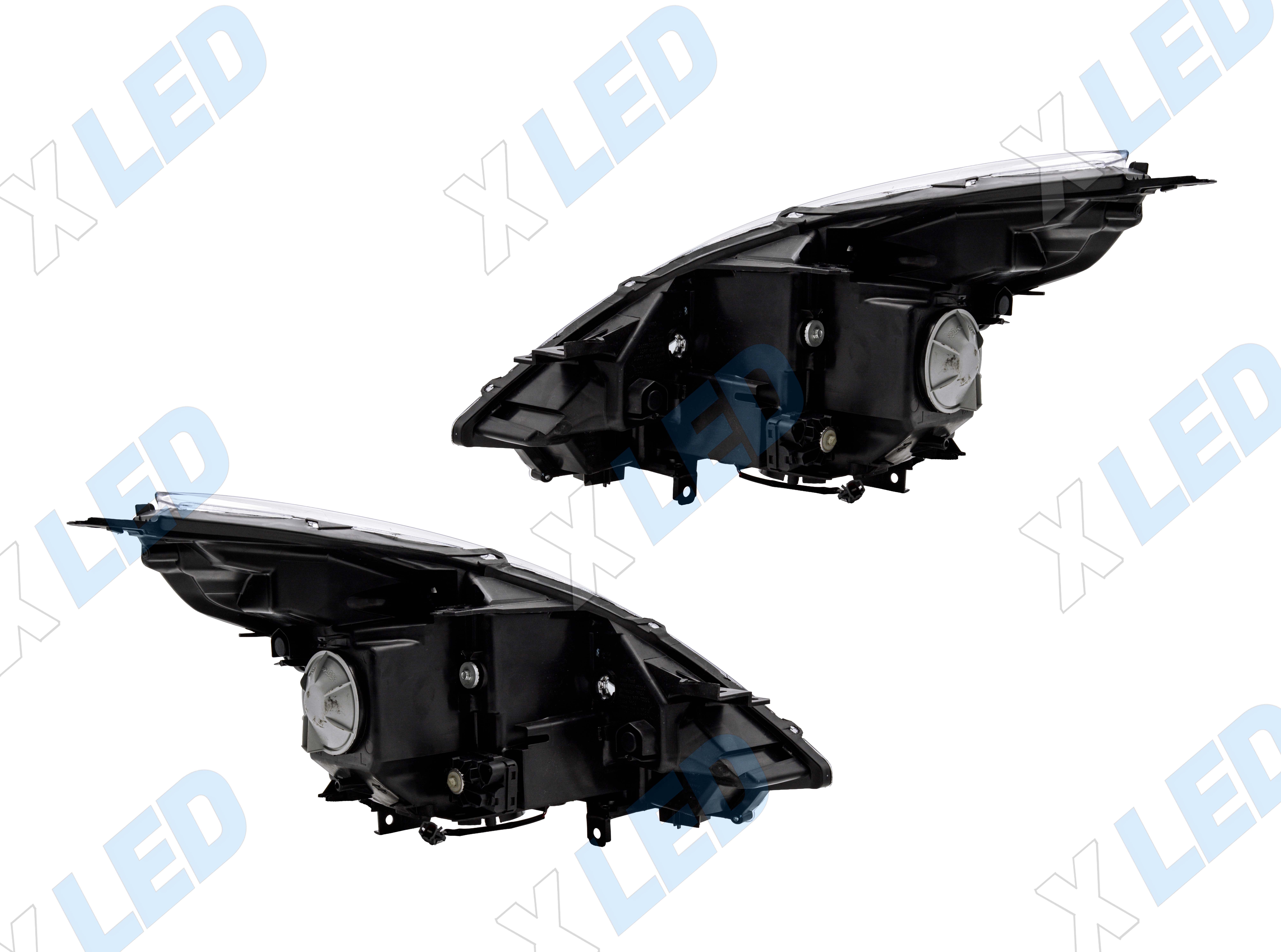 Комплект фар Nissan Teana (2011-2013) с bi-led линзами Х5 X-LED, подключение ксенон