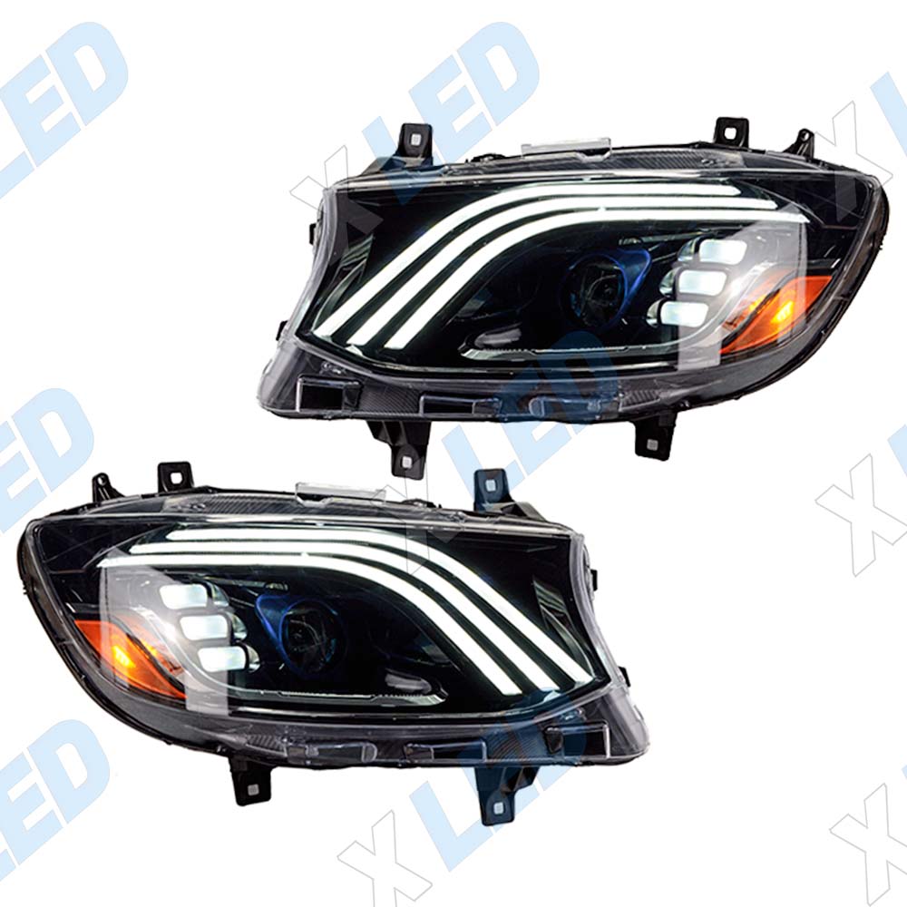 Комплект фар (тюнинг) Mercedes Sprinter W907 (2018-2022) Bi-Led