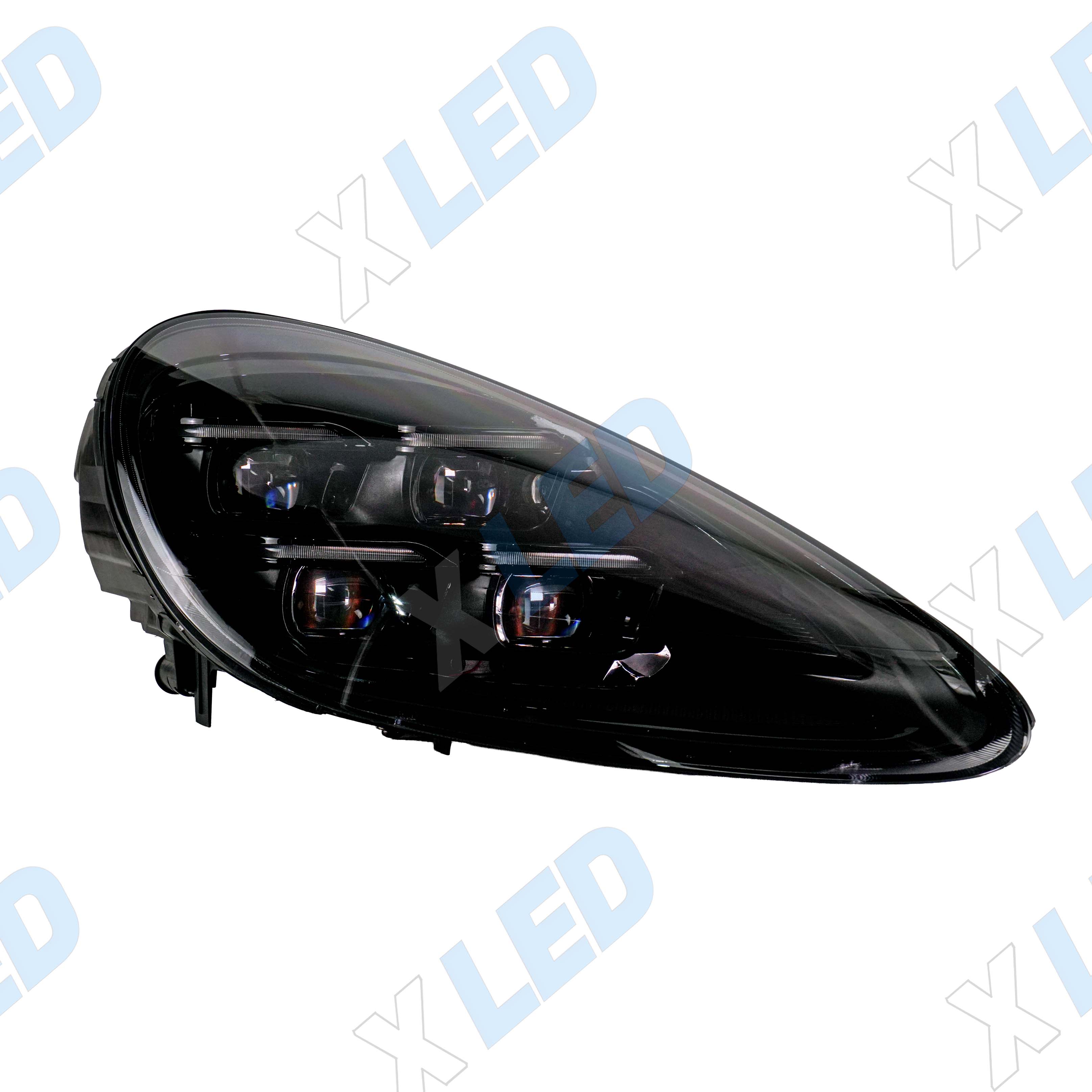 Фара Porsche Cayenne II (958) (2010-2014) LED Matrix, в стиле Cayenne III 2023 (правая)