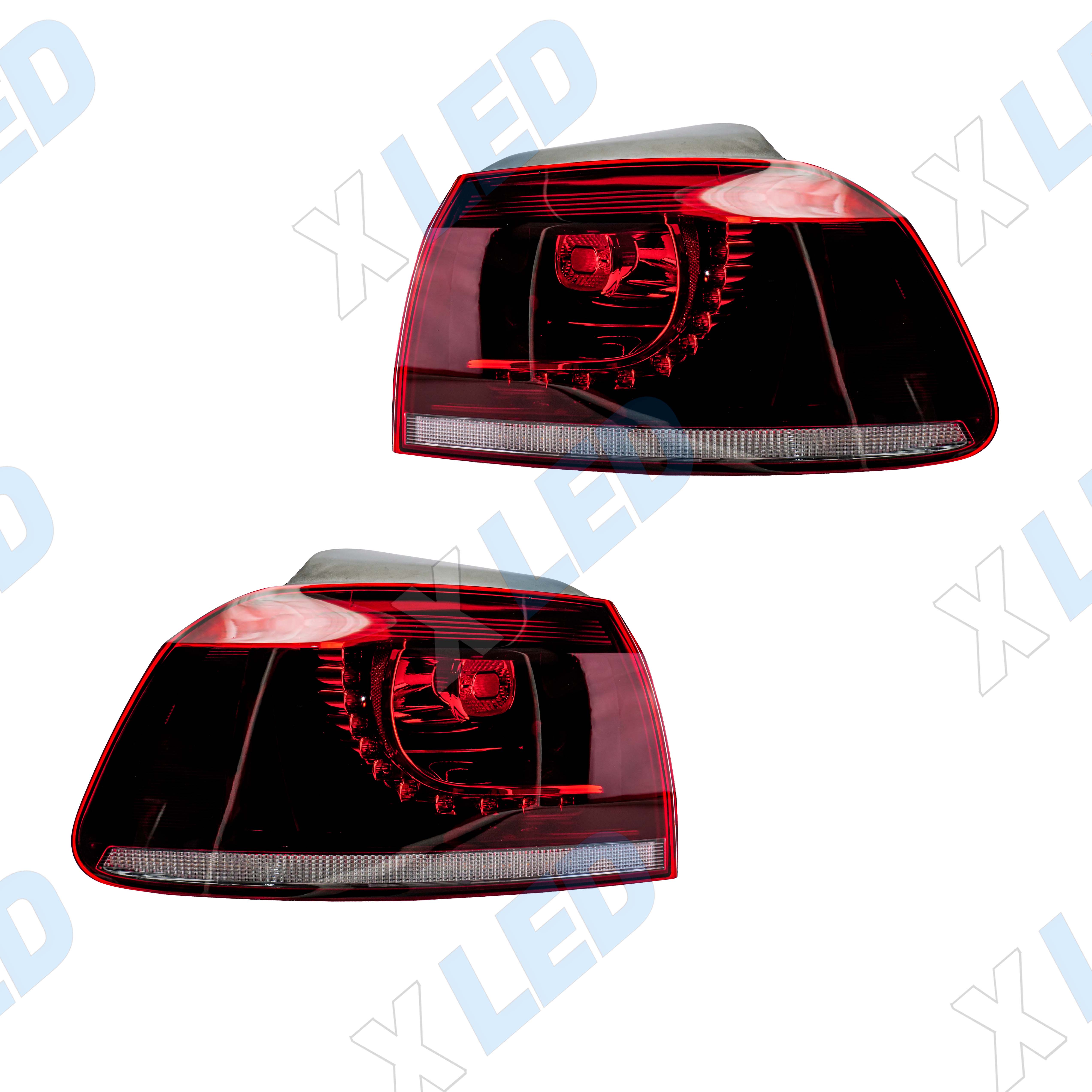Комплект задних фонарей (тюнинг) Volkswagen Golf 6 (2008-2012) №1