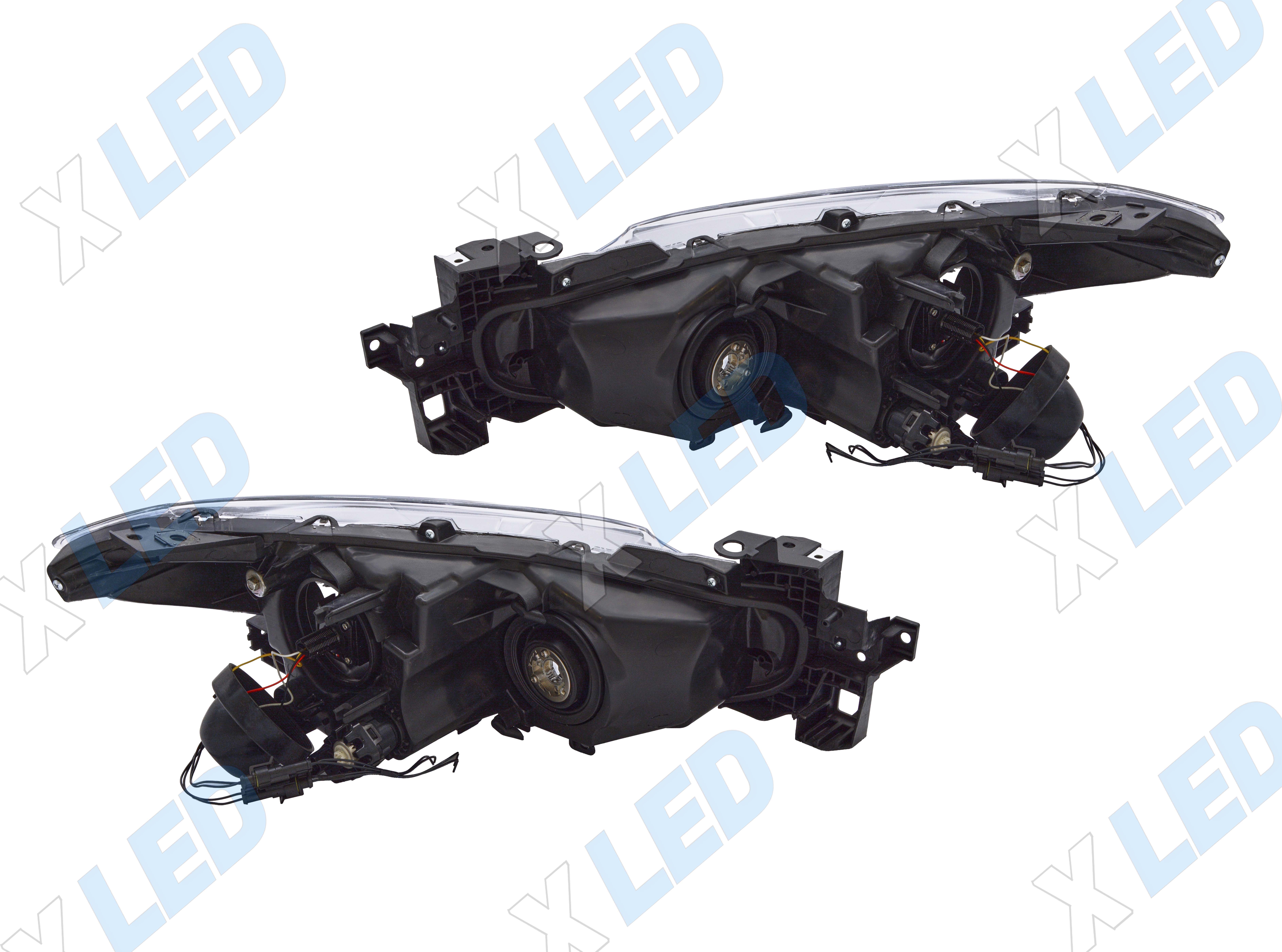 Комплект фар Mazda 3 BM (2013-2017) с bi-led линзами ХV3 pro X-LED