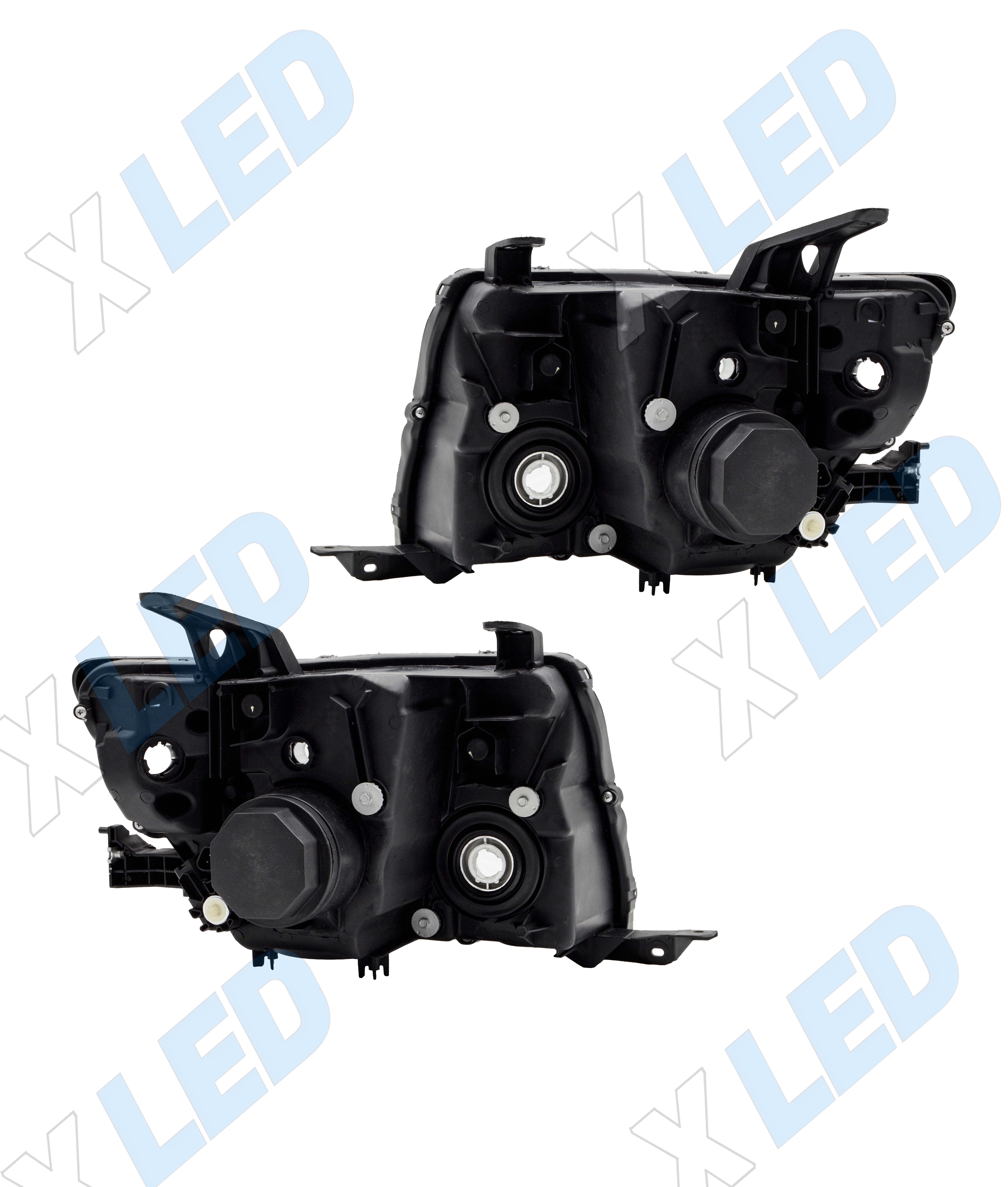 Комплект фар Mitsubishi Pajero (2007-2010) с bi-led линзами Х6 X-LED