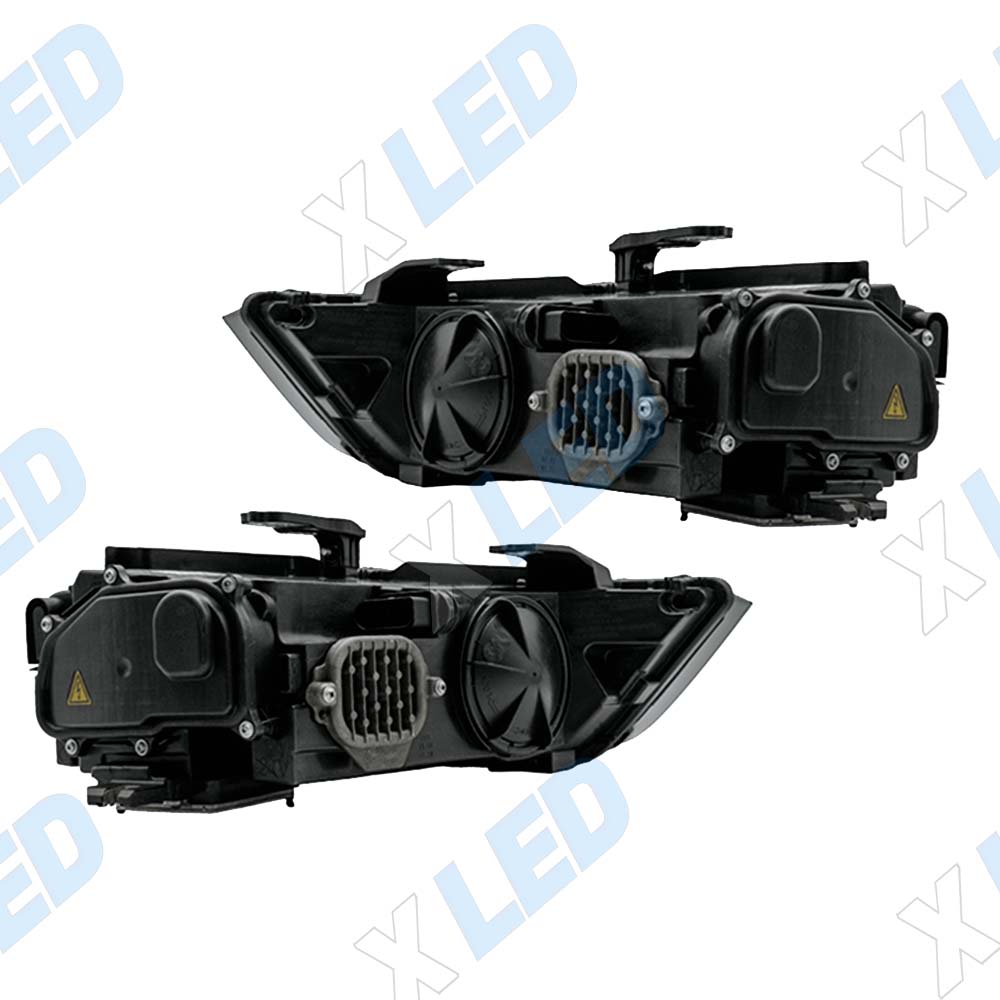 Комплект фар Audi Q3 (2011-2014) №1 с bi-led линзами Х4 X-LED, подключение ксенон