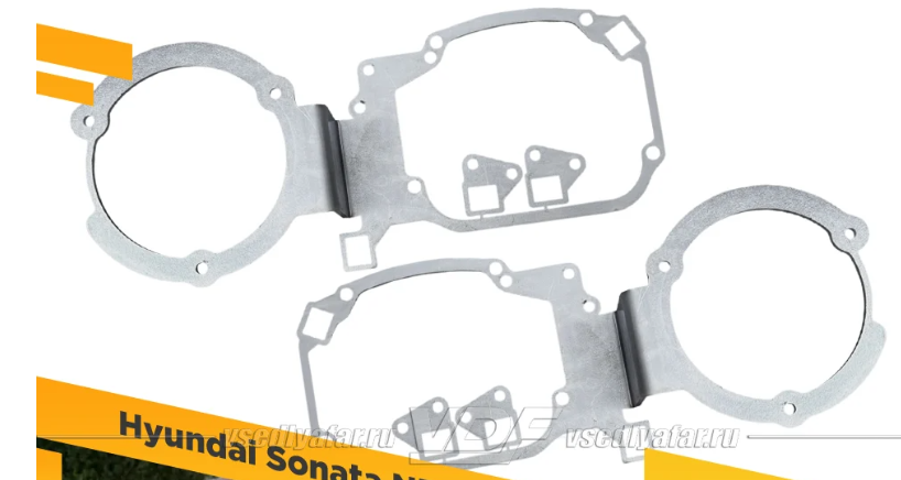Переходные рамки Hyundai Sonata (NF) (2007-2010) для H3/H3R