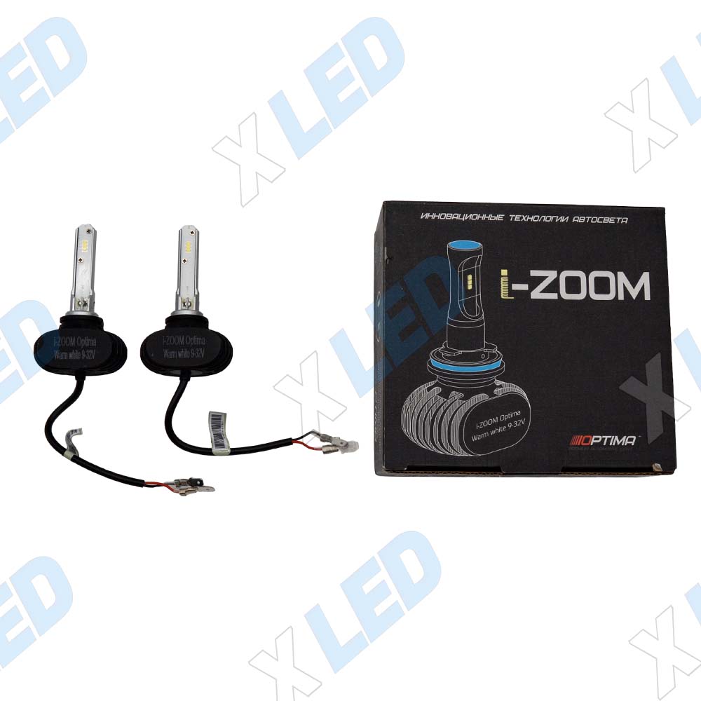 Комплект светодиодных ламп H1 Optima LED i-ZOOM Warm White 9-32v