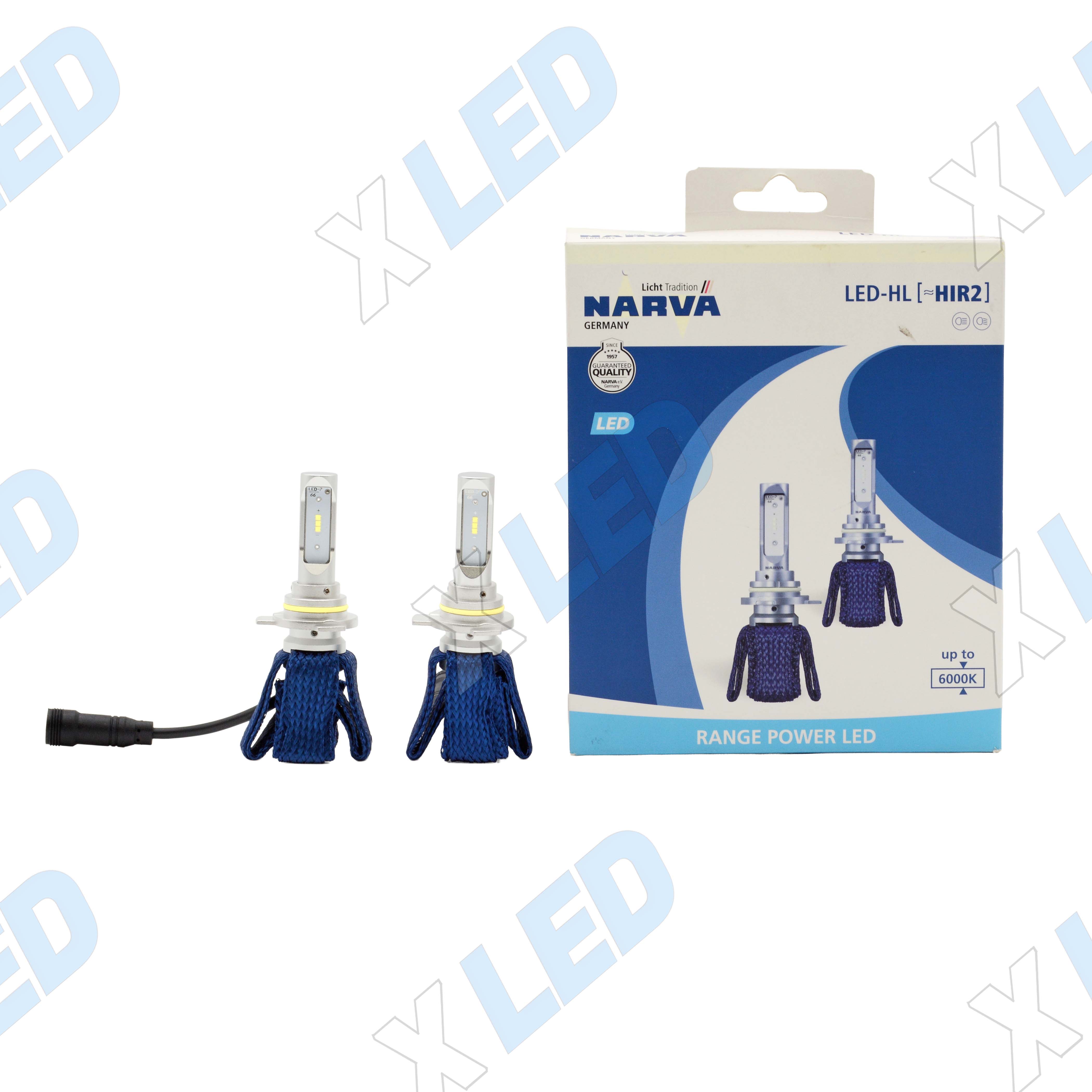 Комплект светодиодных ламп HIR2 Narva Range Power LED 6000K