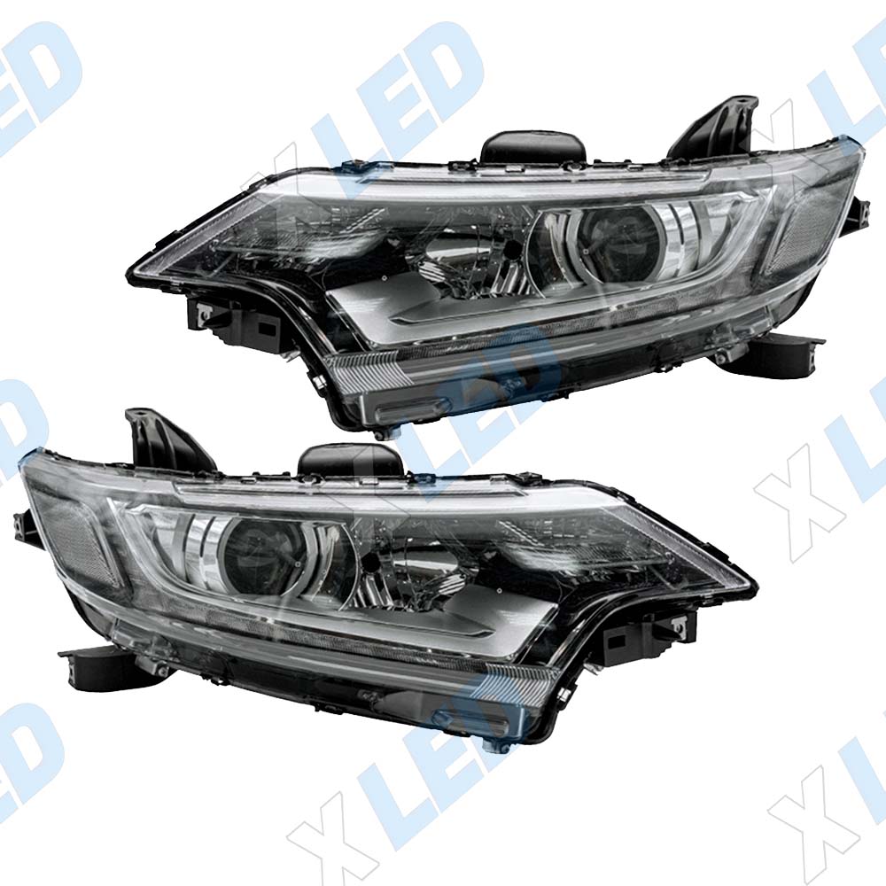 Комплект фар Mitsubishi Outlander (2016-2018) с bi-led линзами ХV5 X-LED, подключение галоген
