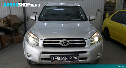Би-ксеноновые линзы Hella 3R-H7/D2/D4 / Toyota Rav 4 2008 год