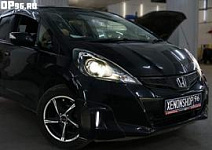 Установка Би-ксеноновых линз Hella 3 | Honda Fit 2012г.