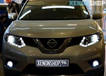 Nissan X-Trail T32 2016 Установка Би-ксеноновых линз Hella 3