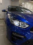 Kia Cerato замена штатного галогена на яркие Bi-LED линзы