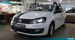 Замена линз на би-ксеноновые Hella 3 | Volkswagen Polo