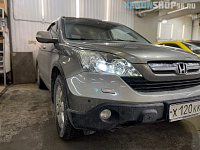 Honda CR-V установка Bi-Led линз