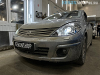 Nissan Tiida — установка линз!