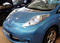 Nissan Leaf Установка Би-диодных линз