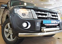 Установка светодиодных противотуманных фар Osram Mitsubishi Pajero
