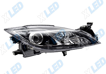 Фара Mazda 6 GH (2007-2013) ксенон, линза, с электрокорректором (правая)
