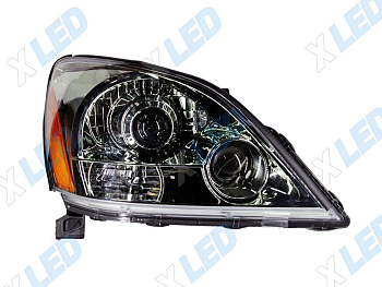 Фара Lexus GX470 (2002-2009) линза галоген, без электрокорректора (правая) 