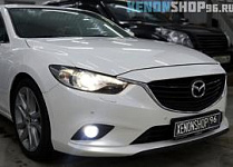 Установка Би-ксеноновых линз Hella 3/Mazda 6 GJ 2013 год
