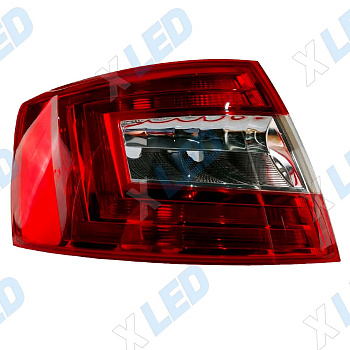 Фонарь задний Skoda Octavia А7 (2013-2016) LED (левый)