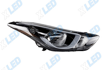 Фара Hyundai Elantra V рест (2013-2016) галоген, рефлектор (правая)