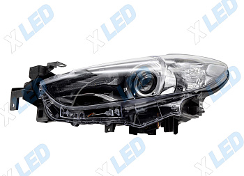 Фара Mazda 6 GJ (2012-2018) линза ксенон,  AFS, с блоком управления (левая)