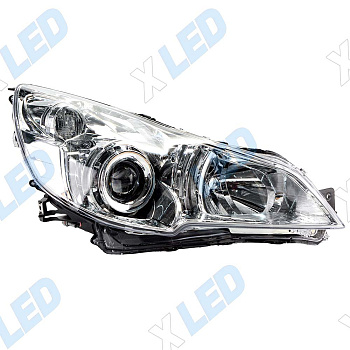 Фара Subaru Legacy V (2009-2012) White, с линзой (правая)