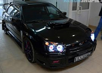 Установка/Замена на Би-диодные линзы Optima Premium BI-LED 3.0/Subaru impreza WRX STI