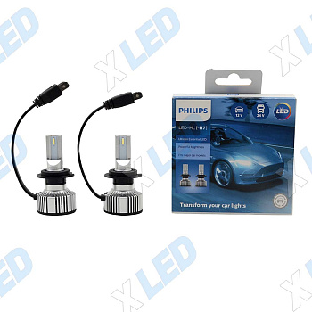 Комплект светодиодных ламп H7 Philips Ultinon Essential LED 6500К