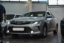 Toyota Camry - замена галогенных линз на bi-led линзы!