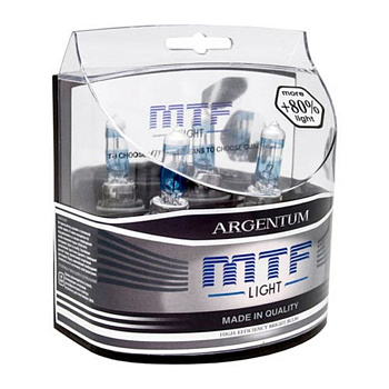 Галогенные лампы H27 MTF Argentum +80% (880) 4000K