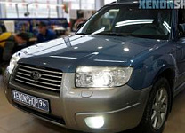 Subaru Forester | Установка Би-ксеноновых линз Hella 3