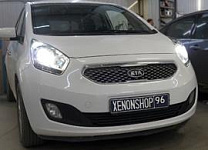 Установка би-ксеноновых линз Koito Q5 | Kia Venga 2011 год