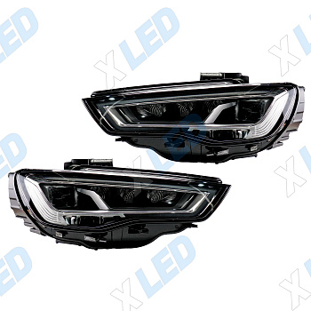 Комплект фар (тюнинг) Audi A3 8V (2012-2016) FULL LED