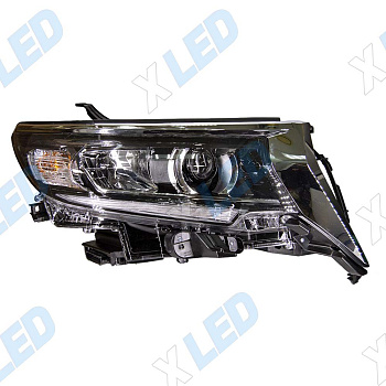 Фара Toyota Land Cruiser Prado 150 рестайлинг 2 (2017-2020) №1 с электрокорректором (правая)