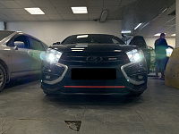 LADA VESTA SPORT - Установка линз Bi-LED X-LED X5