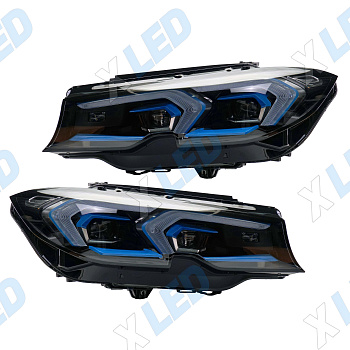 Комплект фар (тюнинг) BMW 3 G20 VII (2018-2022) FULL LED 