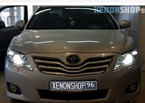 Toyota Camry XV40 2009г  Замена на Би-ксеноновые линзы Hella 3