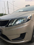 Kia rio замена штатных линз на яркий Bi-led
