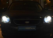Установка би-ксеноновых линз Morimoto G5H1 2.5" в Kia Magentis 2007 год