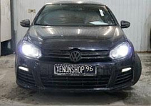 Volkswagen Golf VI 2012 г замена линз на би-ксеноновые