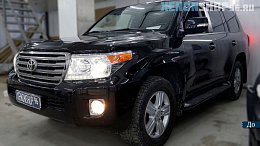 Установка Би-ксеноновых линз HELLA 3 | Toyota LC 200
